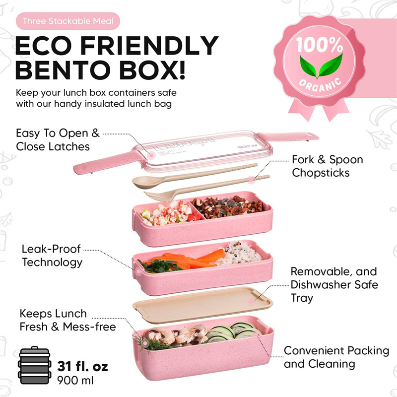 3-In-1 scomparto Bento Box In  - Meal Prep Kitchen recensione e prezzo