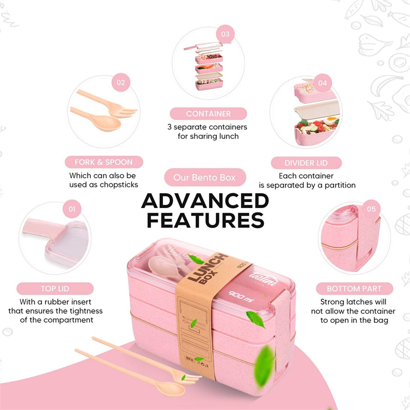 3-In-1 scomparto Bento Box In  - Meal Prep Kitchen recensione e prezzo